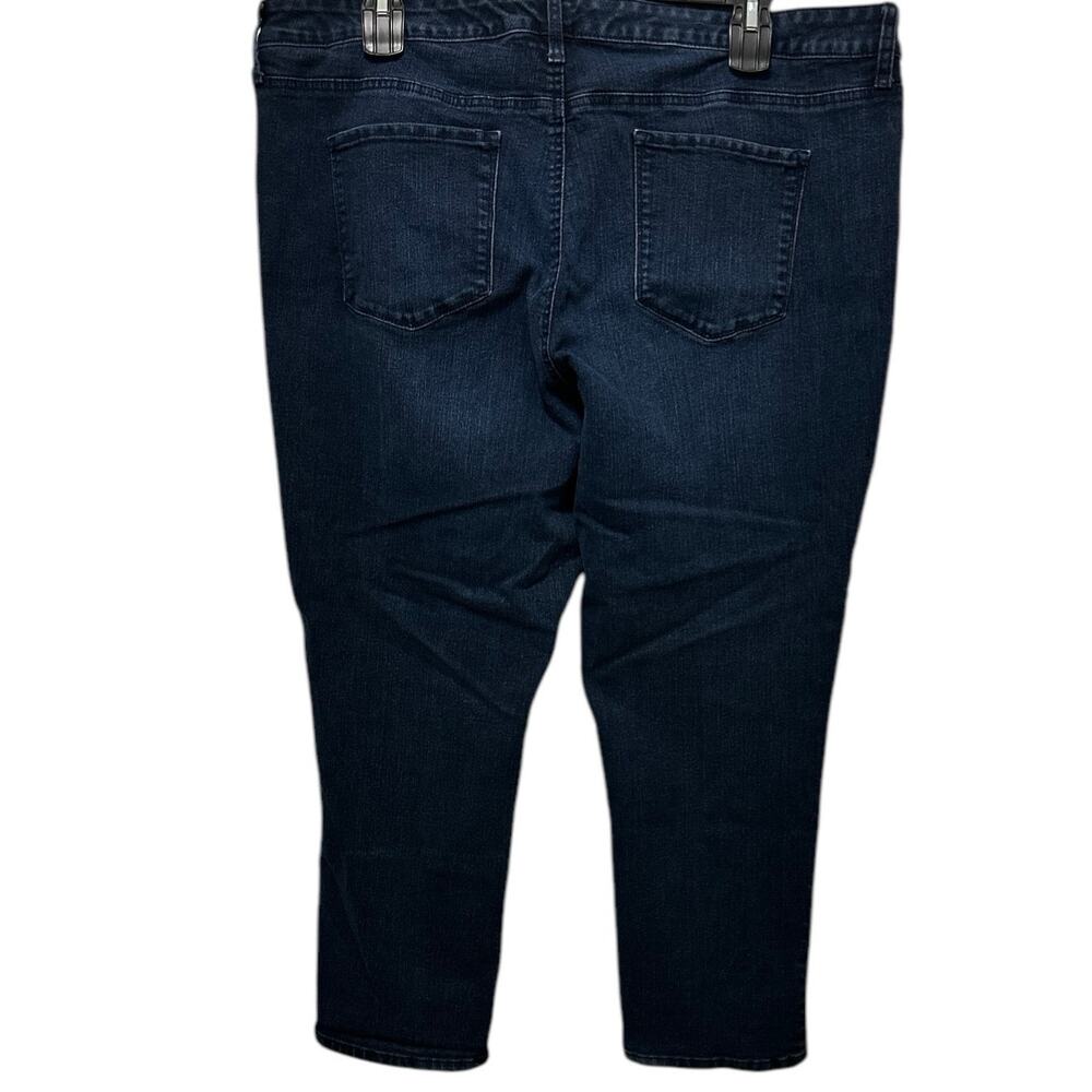 BANDOLINO Jeans Womens Size 22W Short Blue Mandie - Picture 2 of 7